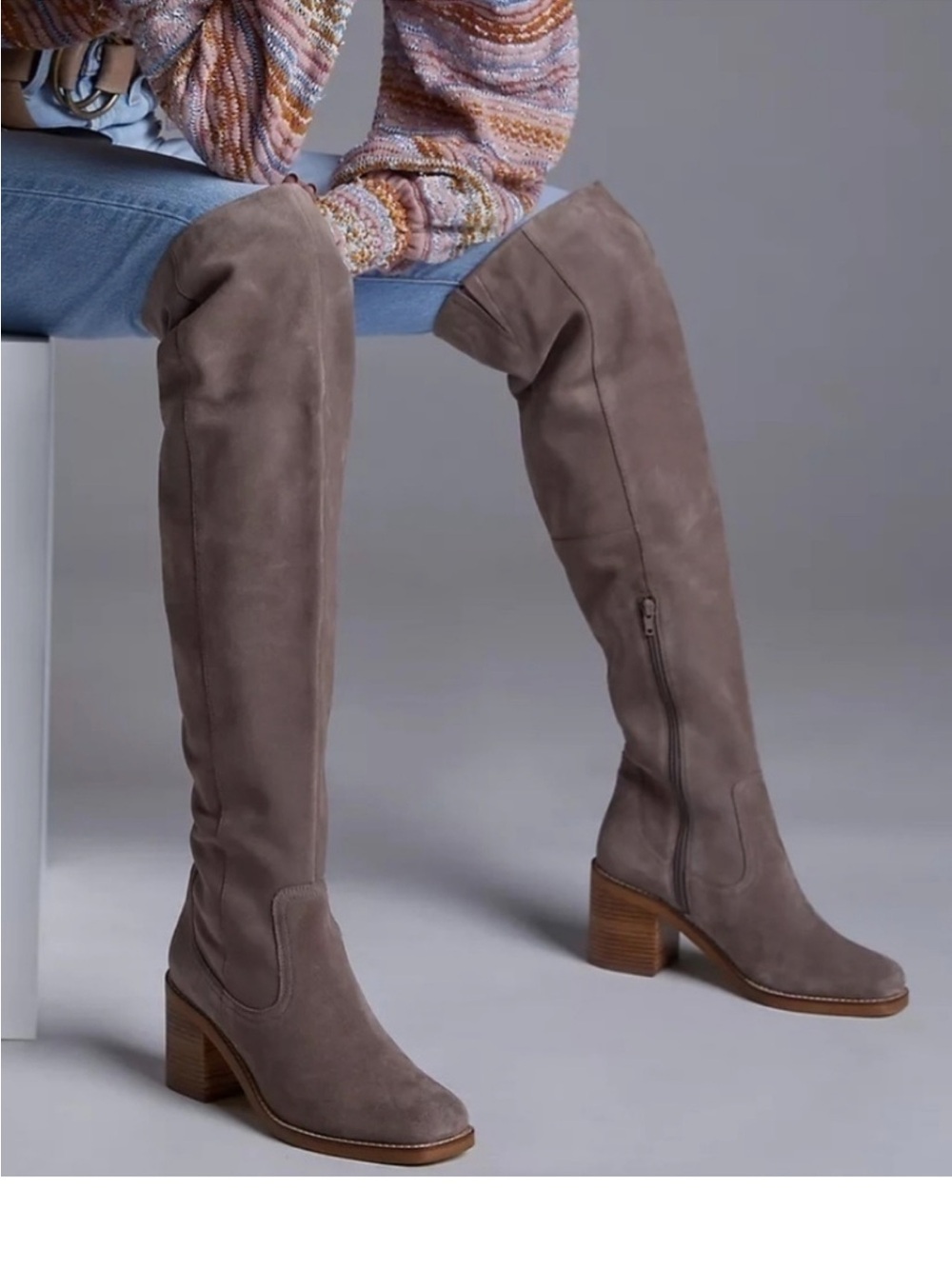 Anthropologie over the knee book like new
